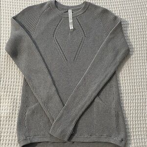 lululemon athletica Gray Crewneck Sweater